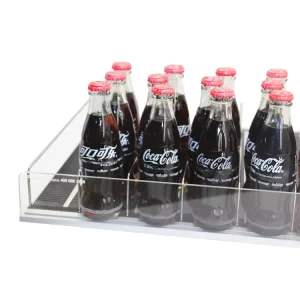 Supermarket Convenience Store Retail Store Gravity Feed Roller Shelf with Adjustable Dividers Smooth Rolling for Cans