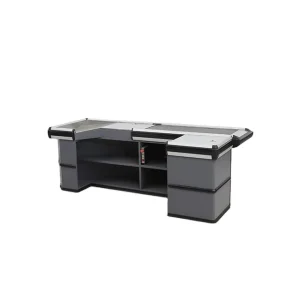 Supermarket Conveyor Checkout Counter Shop Cash Counter Design for Sale