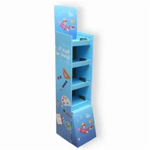Supermarket Corrugated Display Stands Product Display Stands Nuts Display Shelf