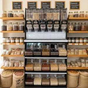 Supermarket Display Fixture Bulk Foods Display Shelf