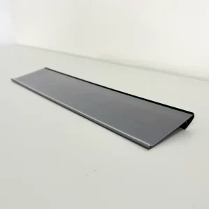 Supermarket Display Ticket Strip Holders PVC Price Tag Moldings Soft Rigid Co extrusion Clear Front Data Strip Talker on Shelves