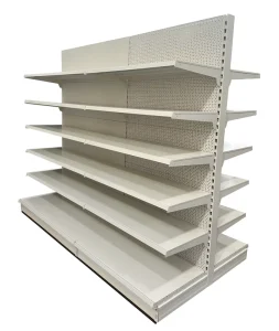 Supermarket Double Side Gondola Shelving Rack Grocery Store Display Shelves