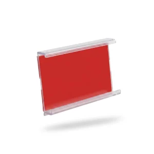 Supermarket ESL Ready Plastic Strips Shelf Talkers Data Strips Adhesive Price Tag