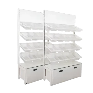 Supermarket Equipment Goods Chocolate Display Stand with Cabinet