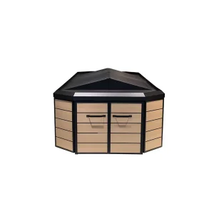 Supermarket Equipment for Fruit and Vegetable Gondola Store Rack 3 Layer with Basket Fresh Food Display Table