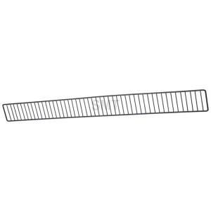 Supermarket Gondola Chrome Wire Front Fence Riser Grid Shelf Divider for Retail Display