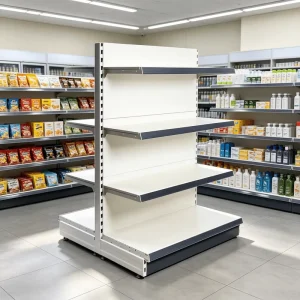 Supermarket Gondola Shelving System Metal Retail Display Rack for Grocery and Convenience Store