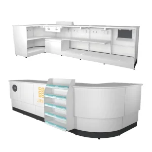 Supermarket Grocery Cash Boutiques Store Metallic Light Duty Supermarket Rack