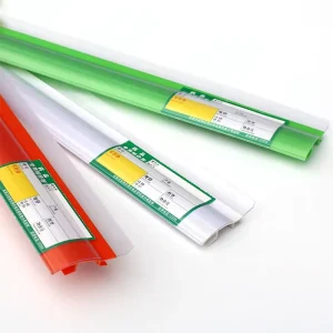 Supermarket Grocery Store Clear Display Plastic Channel Tag Label Holder Shelf Price Strip