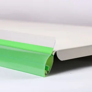 Supermarket Grocery Store Clear Display Plastic Channel Tag Label Holder Shelf Price Strip