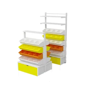 Supermarket Heavy Duty LED Display Stand Metal Steel Rack for Drinks & Convenience Store Jewelry Display Shelf Recyclable