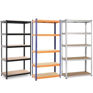 Supermarket Home Warehousing Metal Boltless Shelving Industrial Storage Tool Rack Shelves Iron Stacking Racks