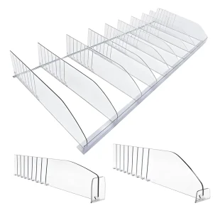 Supermarket Hot Sellers Breakable Shelf Divider Adjustable Shelf Dividers for Retail Store