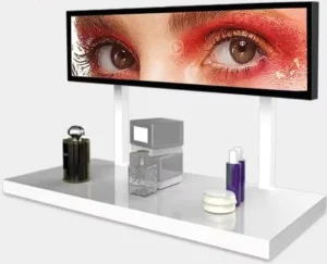 Supermarket LCD Shelf Bar Display 23.1 35 47.1 Inch Android OS With Remote CMS Support Digital Signage For Store Shelf Edge