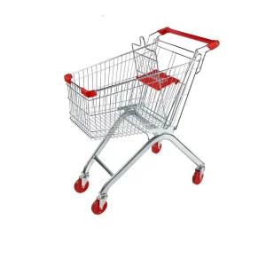 Supermarket Mall Handheld Push Cart Household Grocery Cart for Convenience Store Children’s Small Shopping Trolley Factory