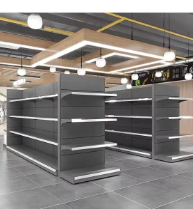 Supermarket Metallic Light Duty ISO9001 Certified Customizable Shelving & Display Rack Quick Installation for Convenience Stores