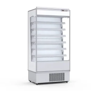Supermarket Open Refrigeration Equipment Upright Display Freezer Fruits and Vegetable Showcase Commercial Open Chiller