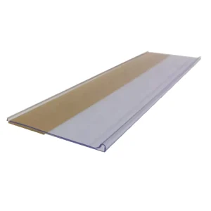 Supermarket PVC Plastic Price Tag Label Adhesive Data Strips Shelf Holder