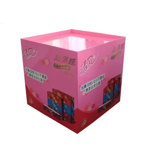 Supermarket Pallet Display Cardboard Corrugated Dump Bins for Retail