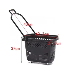 Supermarket Plastic Hand Commercial Shopping Basket Retail Plastic Storage Baskets Box