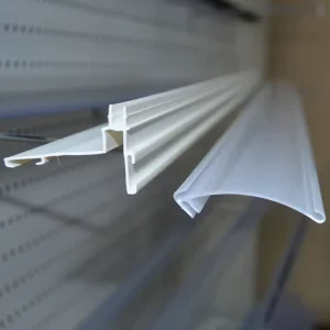 Supermarket Plastic Pvc Price Tag Shelf Channel Basket&channel Label Holder