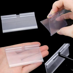 Supermarket Price Label Holders for Wire Shelves