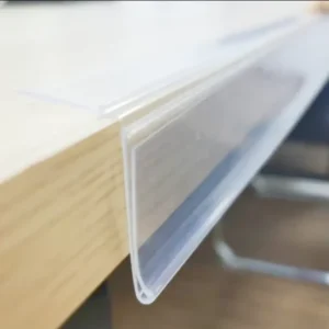 Supermarket Price Tag Label Adhesive Data Strips Shelf Holder Shelf Price Label Holder Transparent Ticket Strip