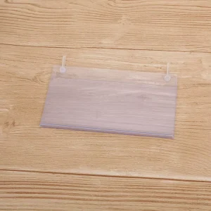 Supermarket Price Tag Mother Buckle Hanging Tag Mesh Basket Iron Cage Price Tag Transparent Shelf Price Tag