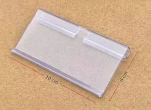 Supermarket Price Tag and Label Holder Clip