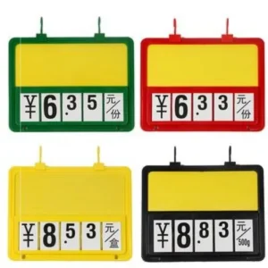 Supermarket Promotion Price Sign Holder, Price Tag Holders for Shelves