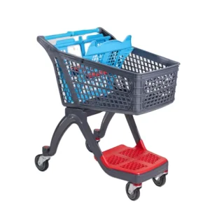 Supermarket Quality 120L Plastic Shopping Cart Trolley Plastic Shopping Carts & Trolleys