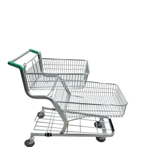 Supermarket Quality Metal Trolley Shopping Cart Garden Trolley