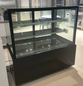 Supermarket Refrigerator Cake Display Cabinet Counter Refrigerated Display Case Cake Display Fridge for Shop