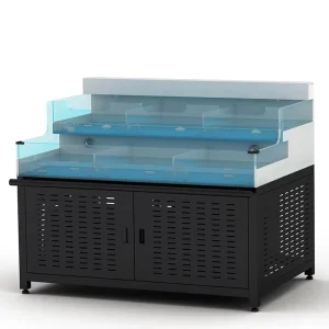 Supermarket Restaurant Tropical Fish Store Energy Saving Live Fresh Seafood Display Tank Aquarium Single Temperature 304