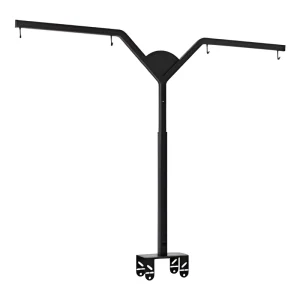 Supermarket Retail Gondola Shelf Aisle Signage Hanger Adjustable L Bracket Stainless Steel Custom Color OEM Accepted