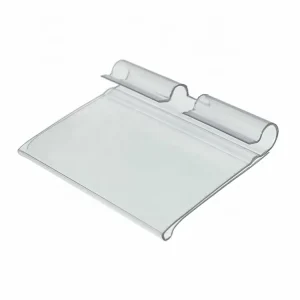Supermarket Retail Plastic PVC Label Price Tag Holder Clear Hook Shelf Data Strip for Shelves