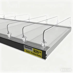 Supermarket Retail Shelf Partition Grocery Store Shelf Display Divider