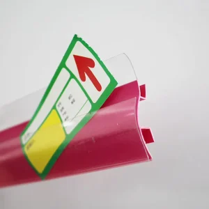 Supermarket Shelf Card Strip Price Tag Strip Plastic Price Tag Strip