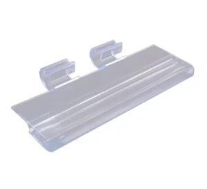 Supermarket Shelf Display Tag Holder Clear Plastic PVC Supergrip Price Label Food Grade Eco-Friendly Easy Installation 75mm