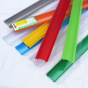 Supermarket Shelf Label Holder Price Tag Holder for Glass Transparent Data Strip