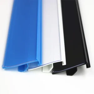 Supermarket Shelf Price Label Holder PVC Transparent Plastic Retail Store Sign Warehousing Supply