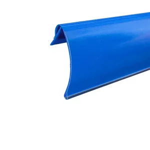 Supermarket Shelf Talker Plastic Label Holder Clear PVC Strip For Price Display On Shelves