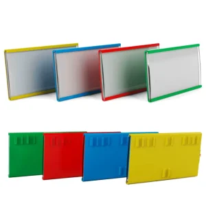 Supermarket Shelves Price Display Price Tickets Board clear PVC Sign Digital Price Tags Acrylic Sign Holder