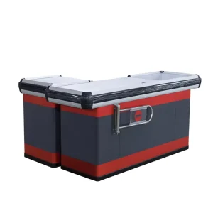 Supermarket Shop Checkout Counter Cash Desk for Sale for Cashier Table and Counter Desk
