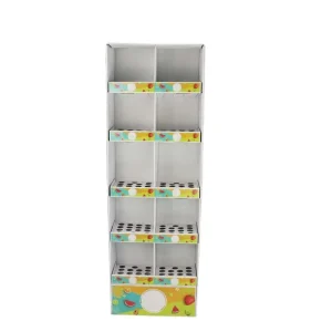 Supermarket Shop Folding Display Stand with Hooks