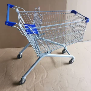 Supermarket Shopping Trolley Shopping Cart Chromed Hand Trolley