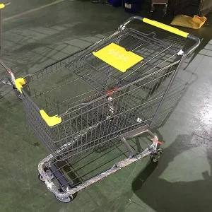 Supermarket Shopping Trolley Shopping Cart Chromed Hand Trolley