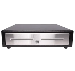 Supermarket Stainless Steel Front Panel Cash Drawer RJ11 410 for POS Printer