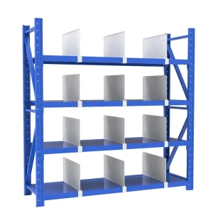 Supermarket Storage Racks with Metal Product Divider Shelves Efficient Store Separators and Partitions