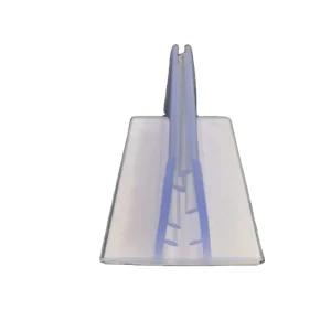 Supermarket Store PVC Plastic Shelf Data Strip Label Holder T Shape Grip Extrusion Promotion Price Tag Shelf Talker